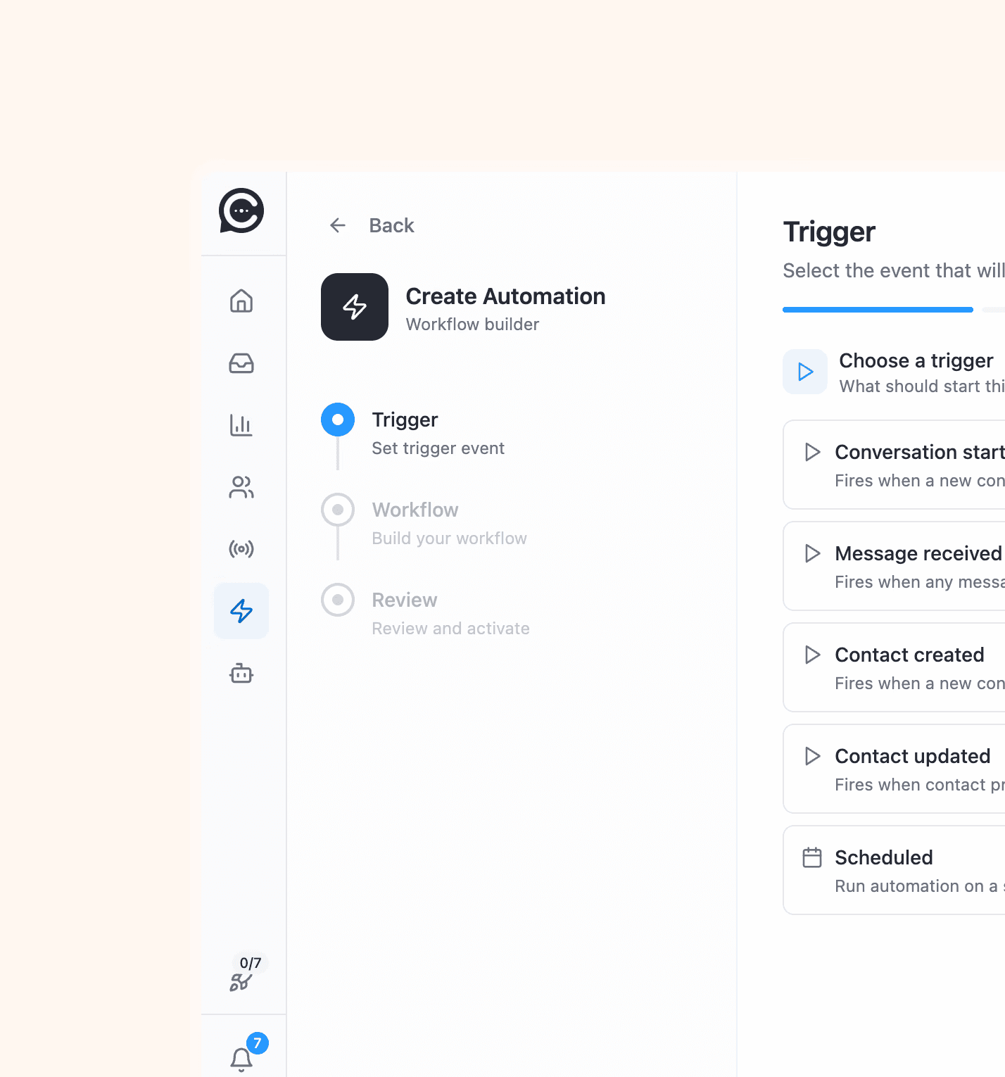 Chatter الأتمتة: شارك التحديثات، ووزّع الأدوار، وتعاون مع فريقك داخل كل محادثة، دون مغادرة المنصة.